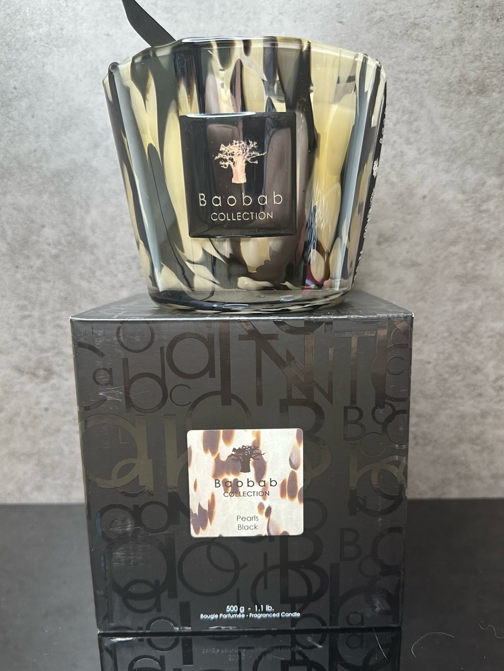 Baobab Collection Pearls Black Max 10 Scented Candle 500g